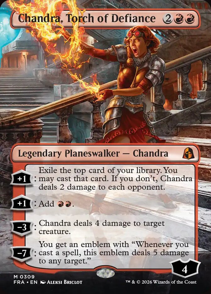Chandra, Torch of Defiance Borderless Echoed