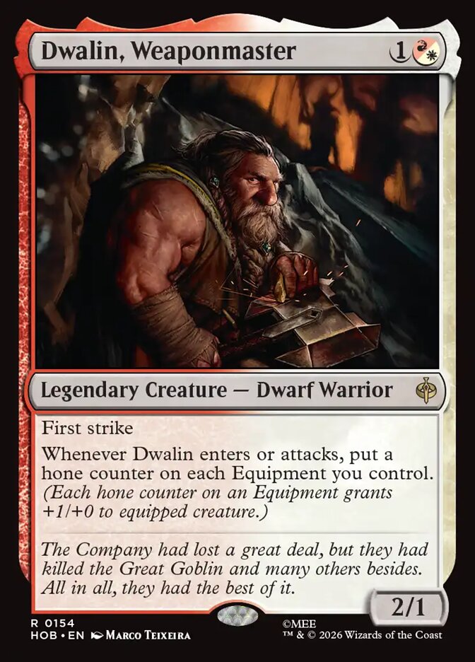 Dwalin, Weaponmaster Foil