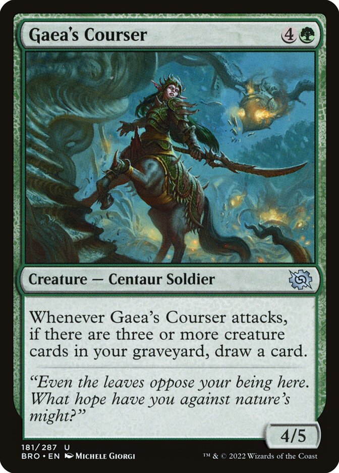 Gaea's Courser Foil