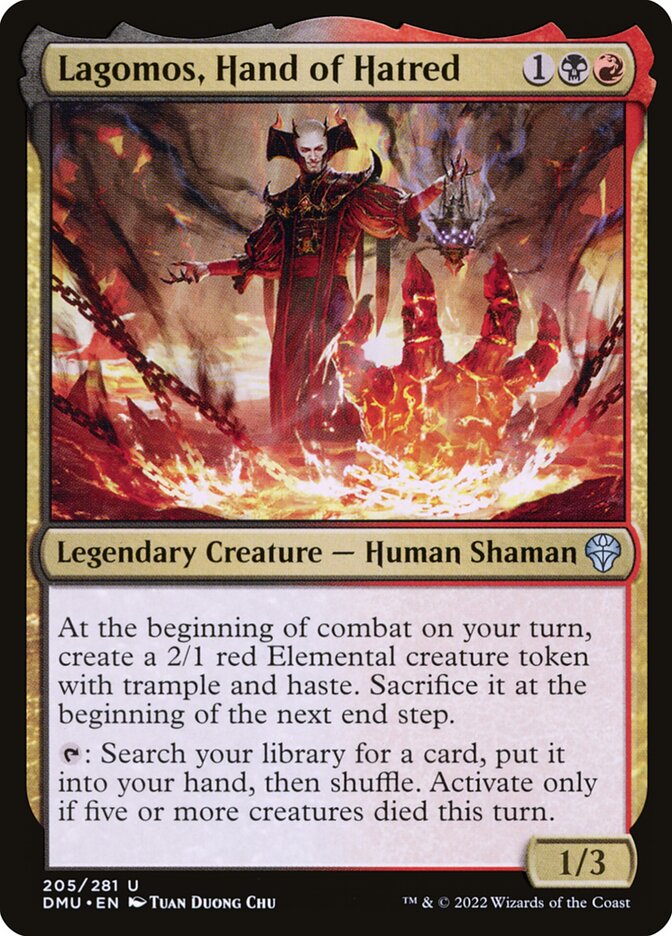 Lagomos, Hand of Hatred Foil