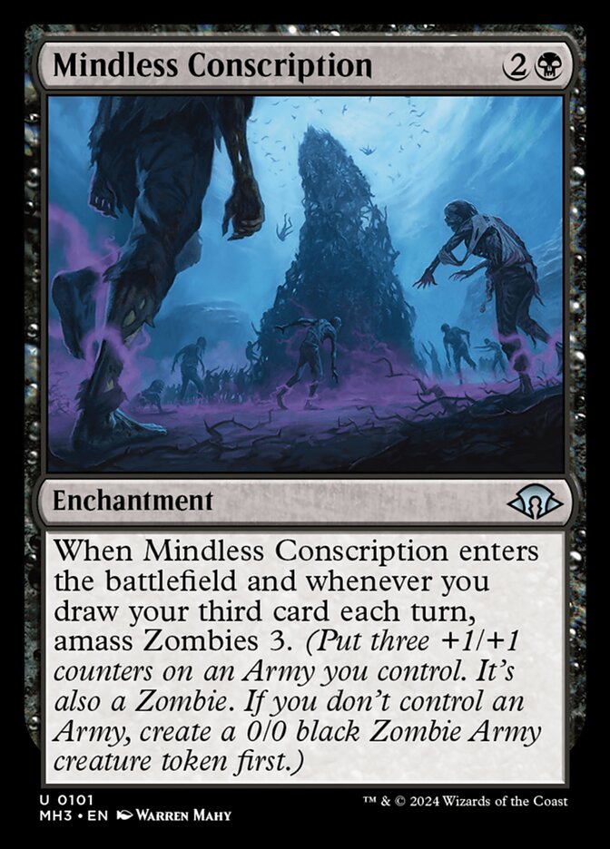 Mindless Conscription Foil