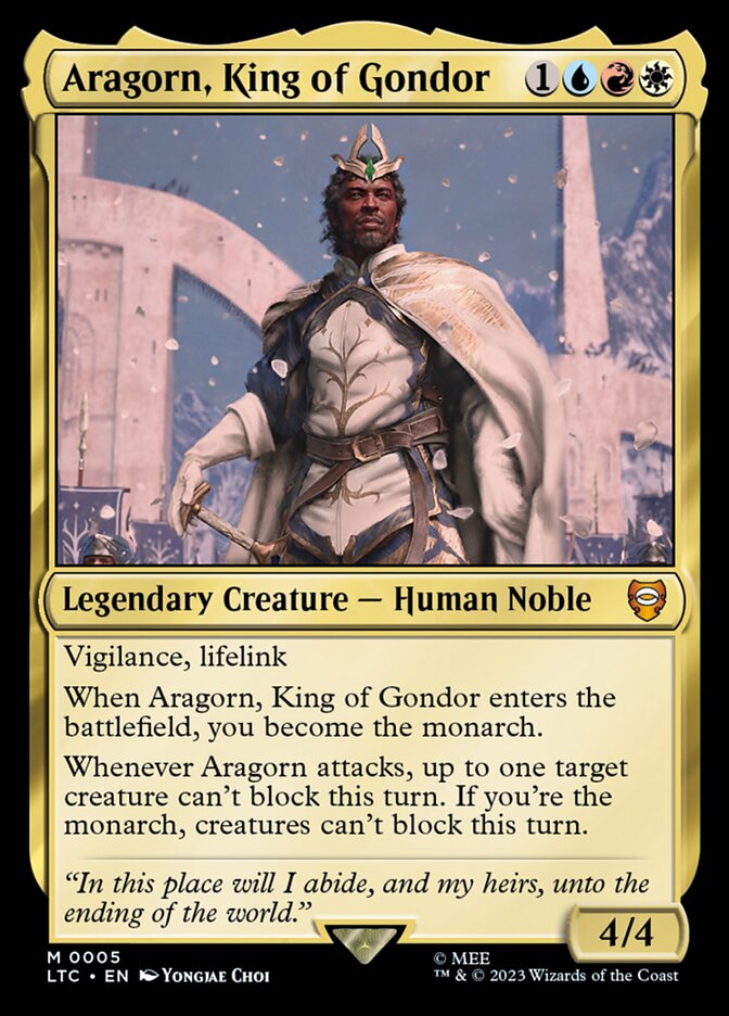 Aragorn, King of Gondor Foil