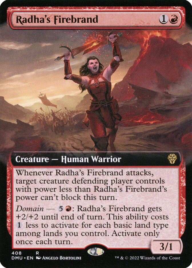 Radha's Firebrand Extended Art Foil