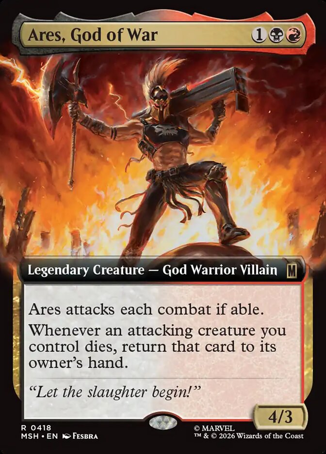 Ares, God of War Extended Art
