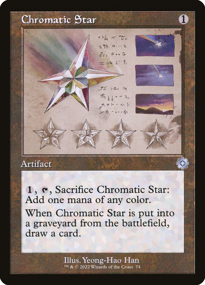 Chromatic Star Retro Frame