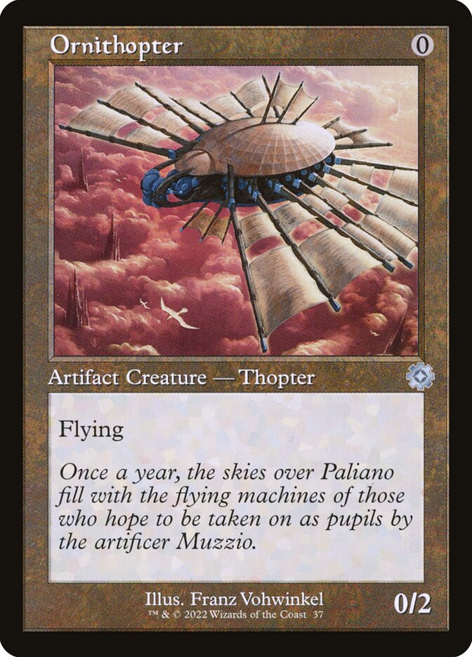Ornithopter Retro Frame