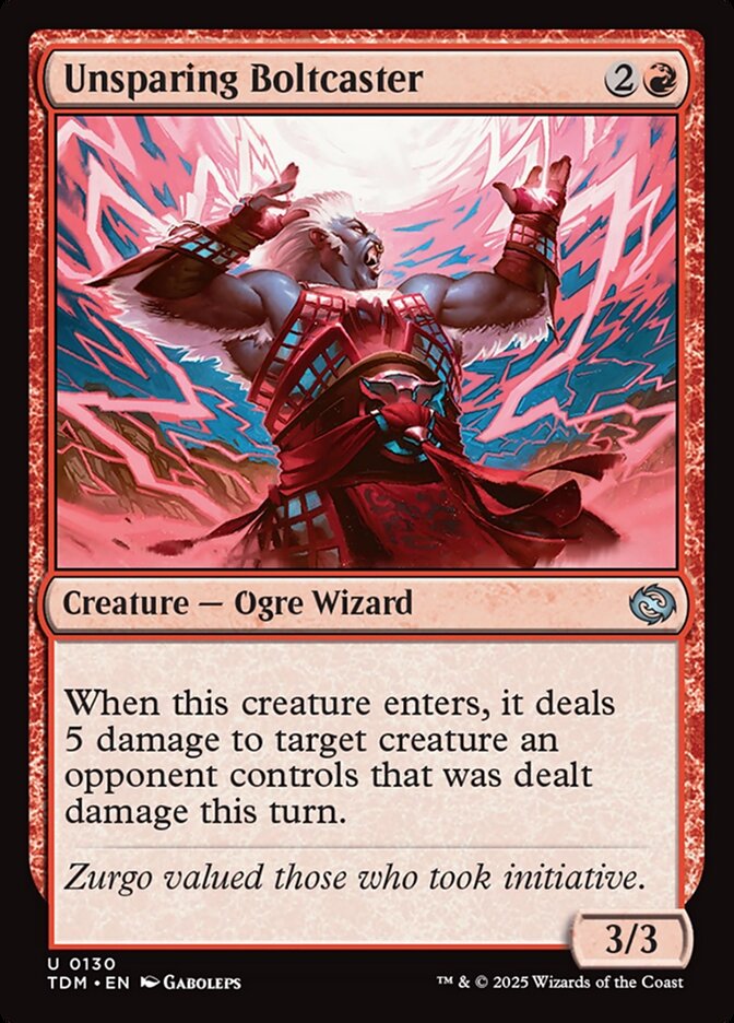 Unsparing Boltcaster Foil