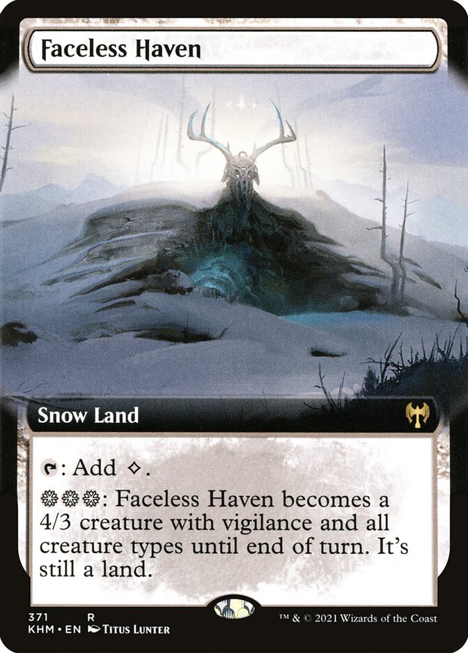 Faceless Haven Extended Art Foil