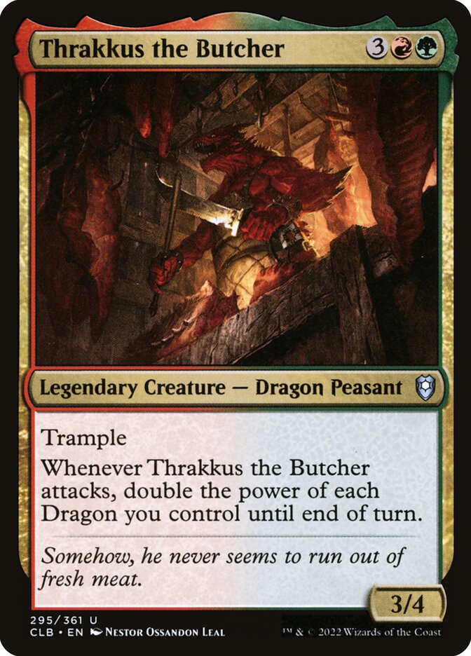 Thrakkus the Butcher Foil