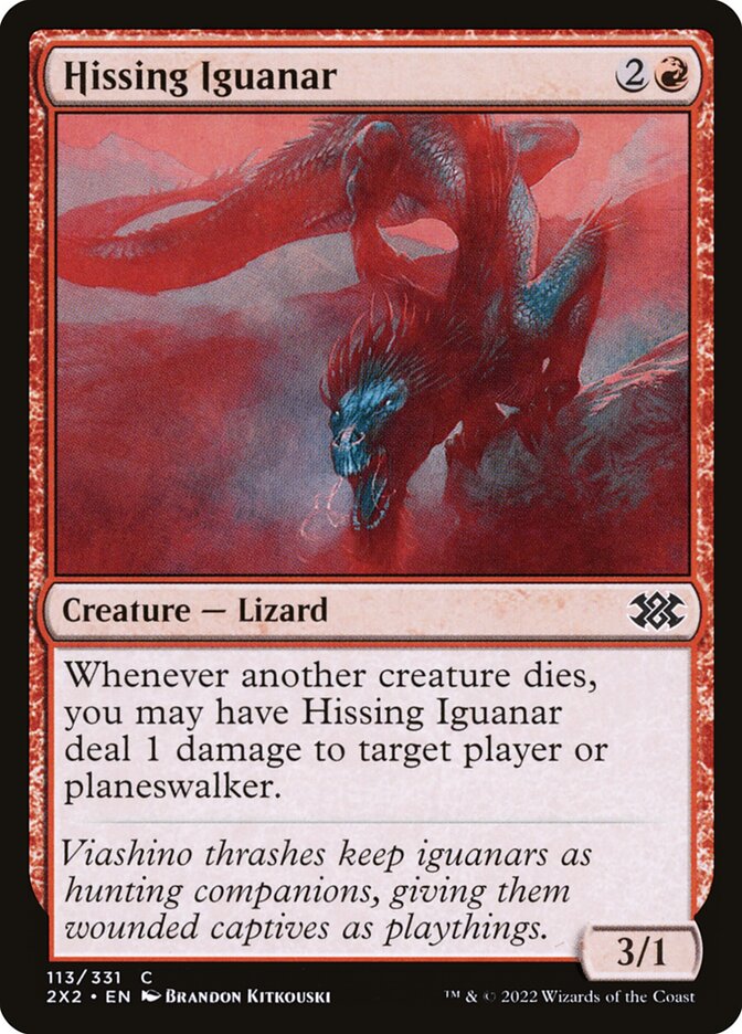 Hissing Iguanar Foil