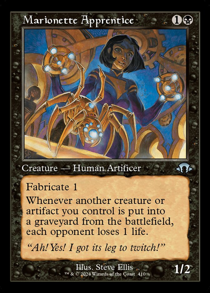 Marionette Apprentice Retro Frame