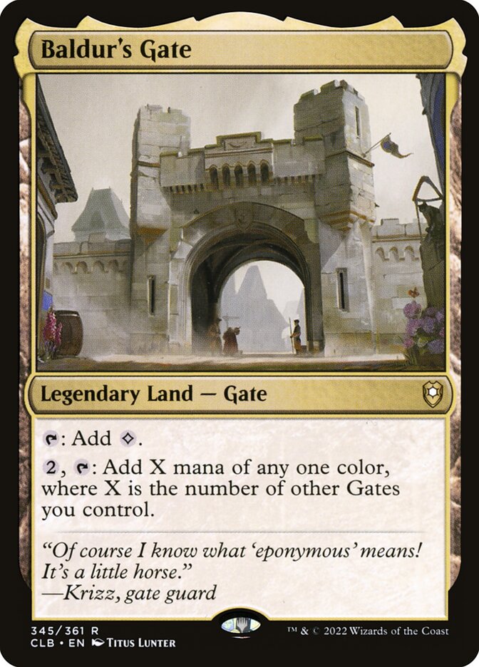 Baldur's Gate Foil