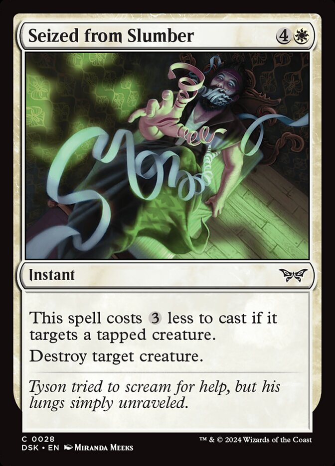 Seized from Slumber Foil