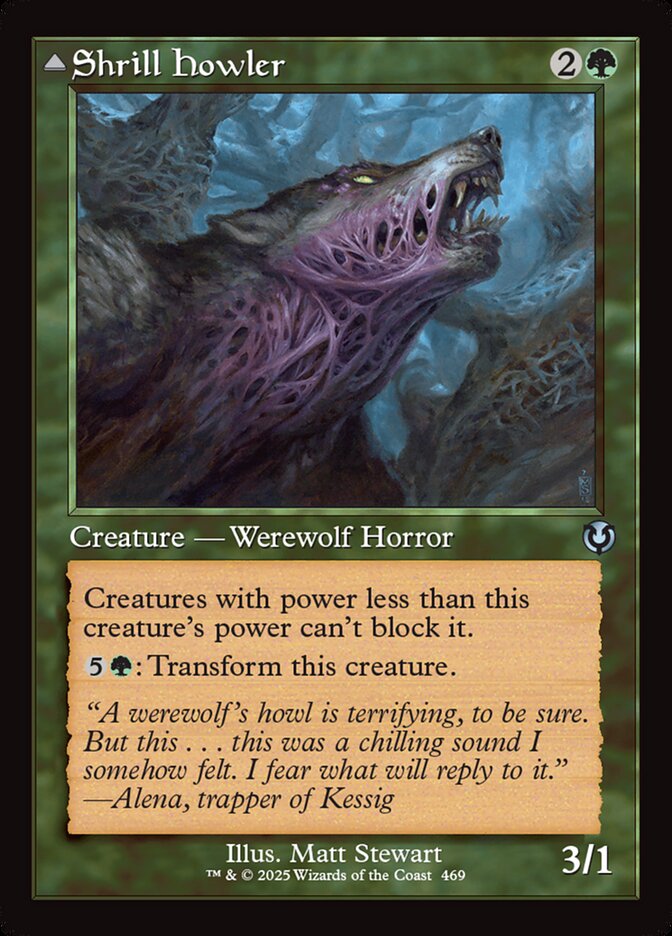 Shrill Howler // Howling Chorus Retroframe Foil