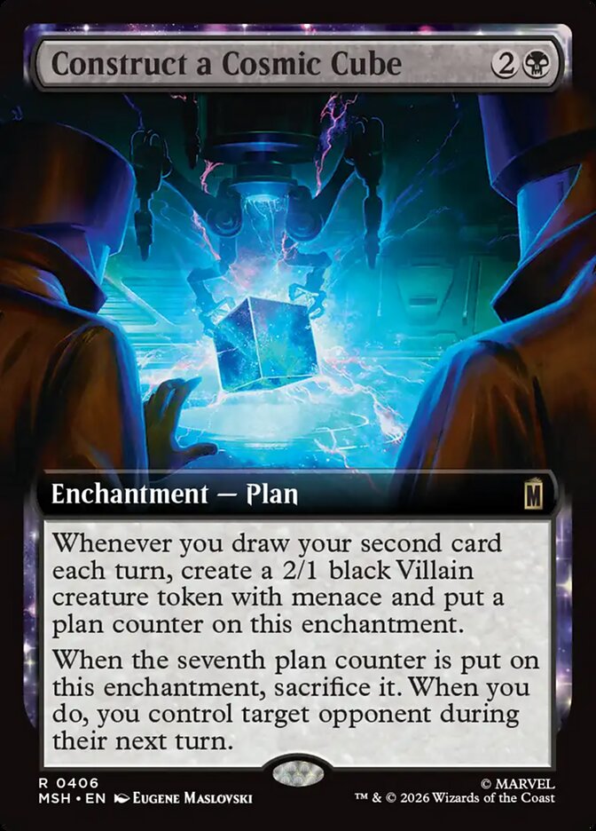 Construct a Cosmic Cube Extended Art