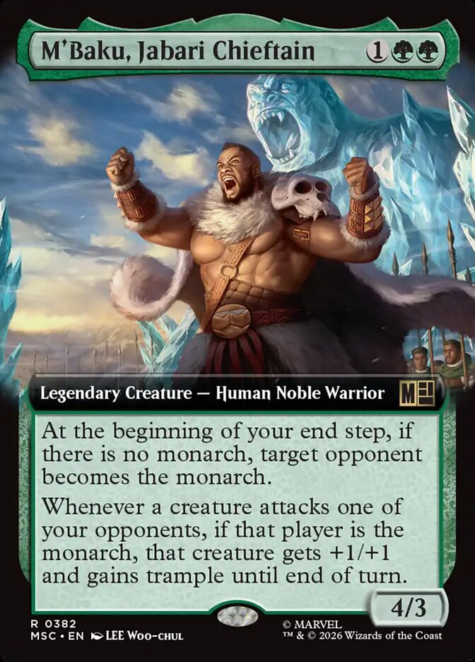 M'Baku, Jabari Chieftain Extended Art