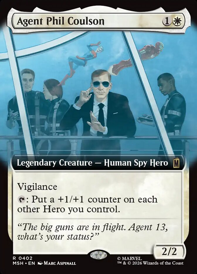 Agent Phil Coulson Extended Art Foil