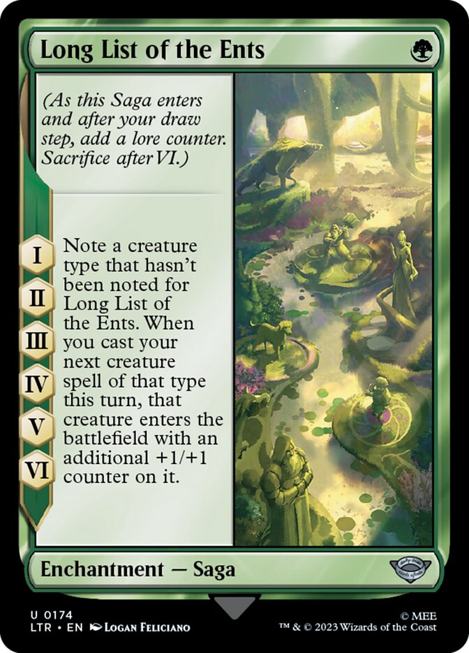 Long List of the Ents Foil