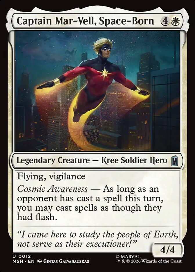 Captain Mar-Vell, Space-Born Foil