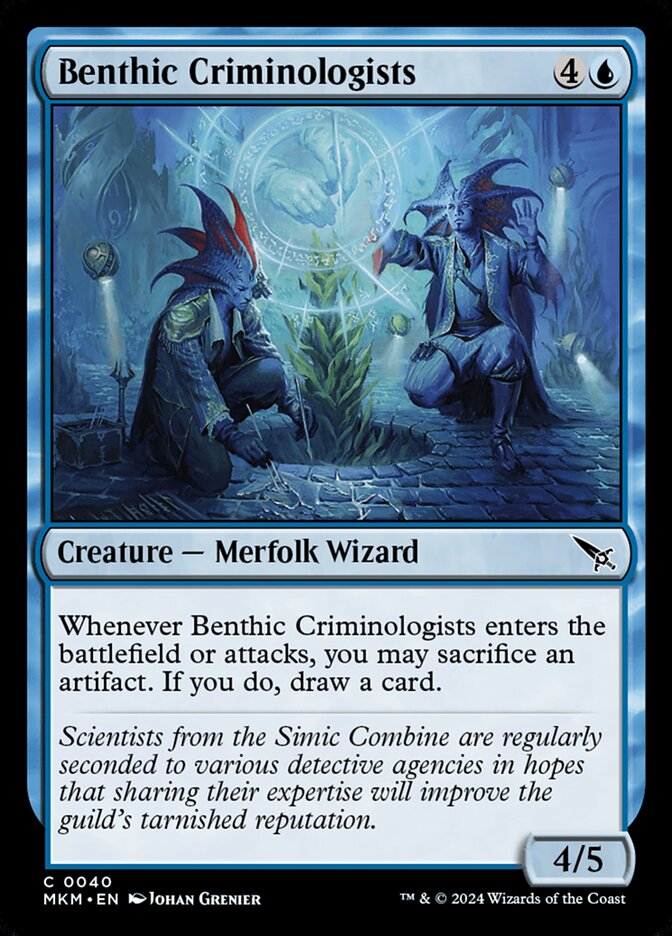 Benthic Criminologists Foil