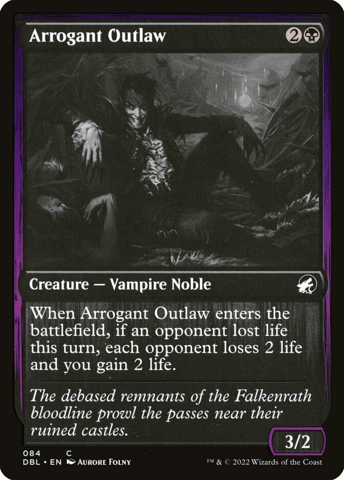 Arrogant Outlaw Foil