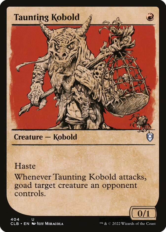 Taunting Kobold Showcase Foil