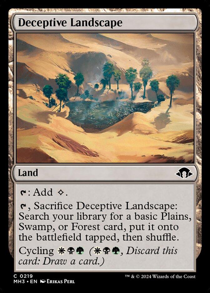 Deceptive Landscape Foil