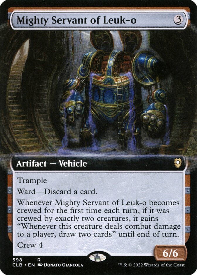 Mighty Servant of Leuk-o Extended Art Foil