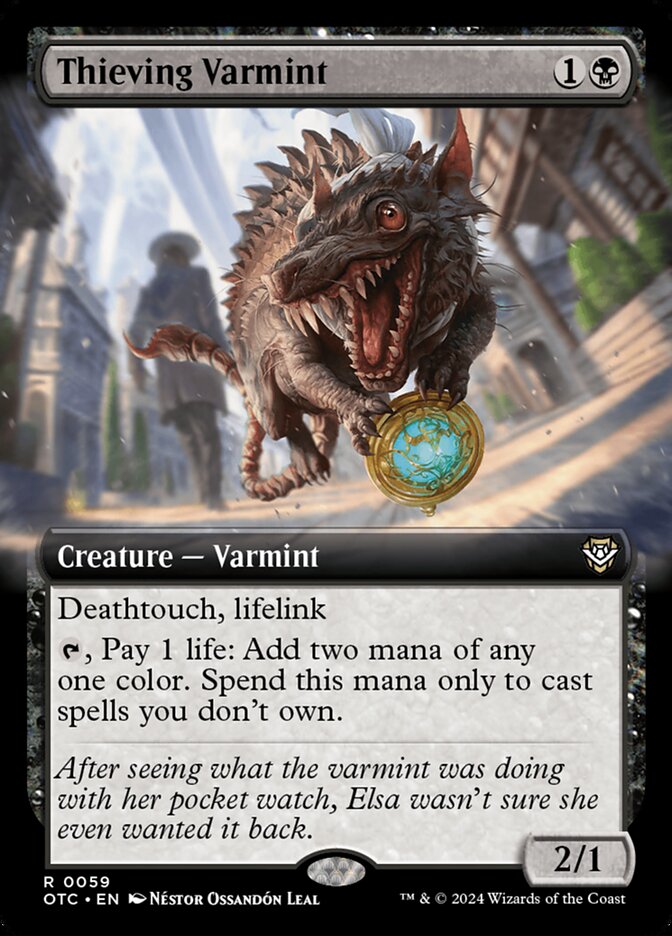 Thieving Varmint Extended Art