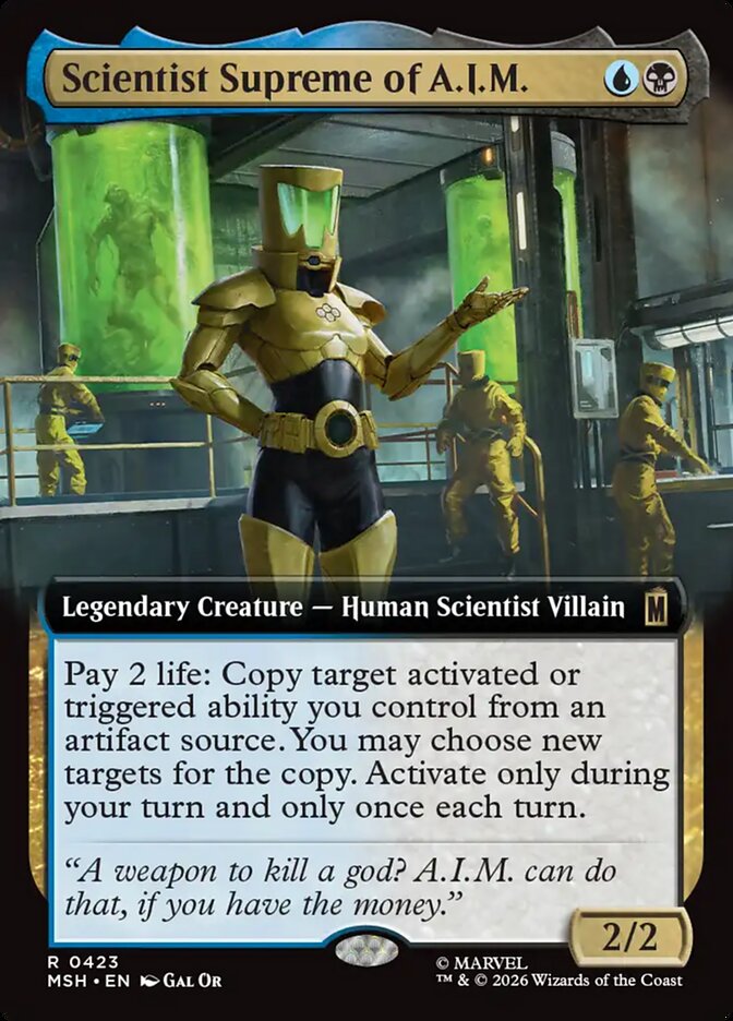 Scientist Supreme of A.I.M. Extended Art Foil