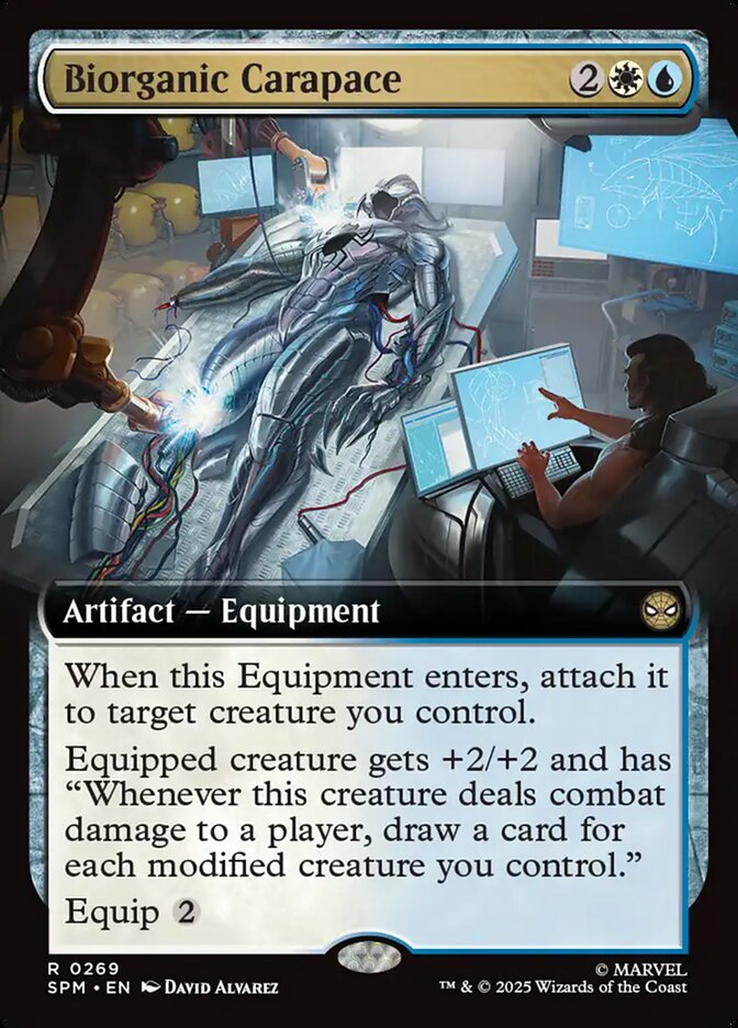Biorganic Carapace Extended Art Foil