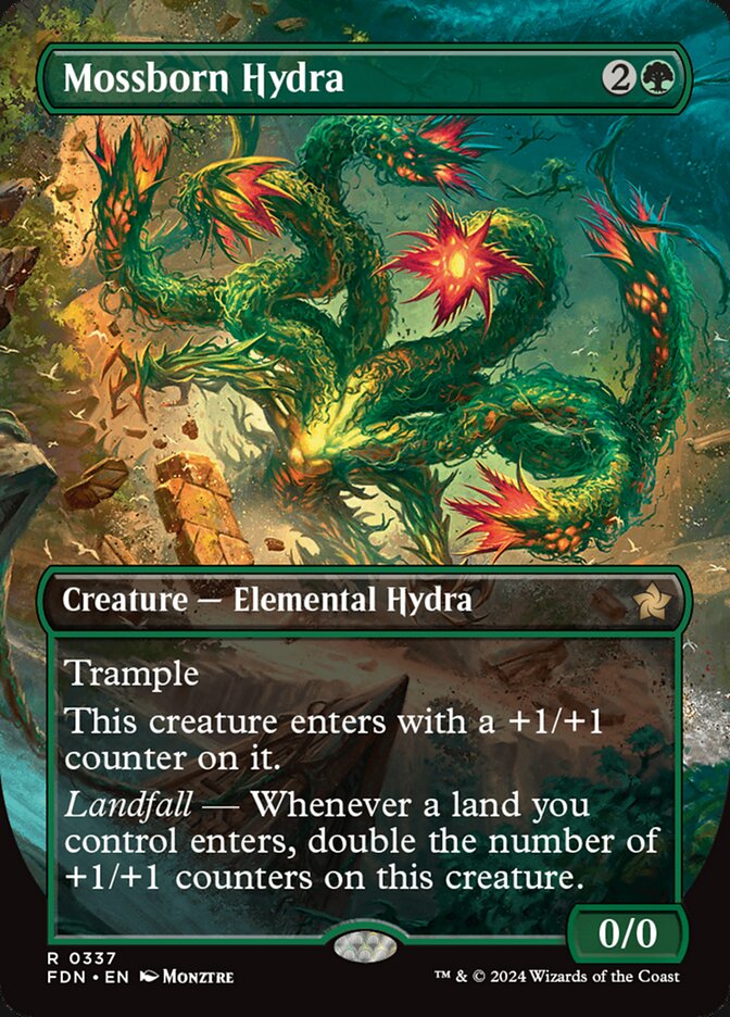 Mossborn Hydra Borderless