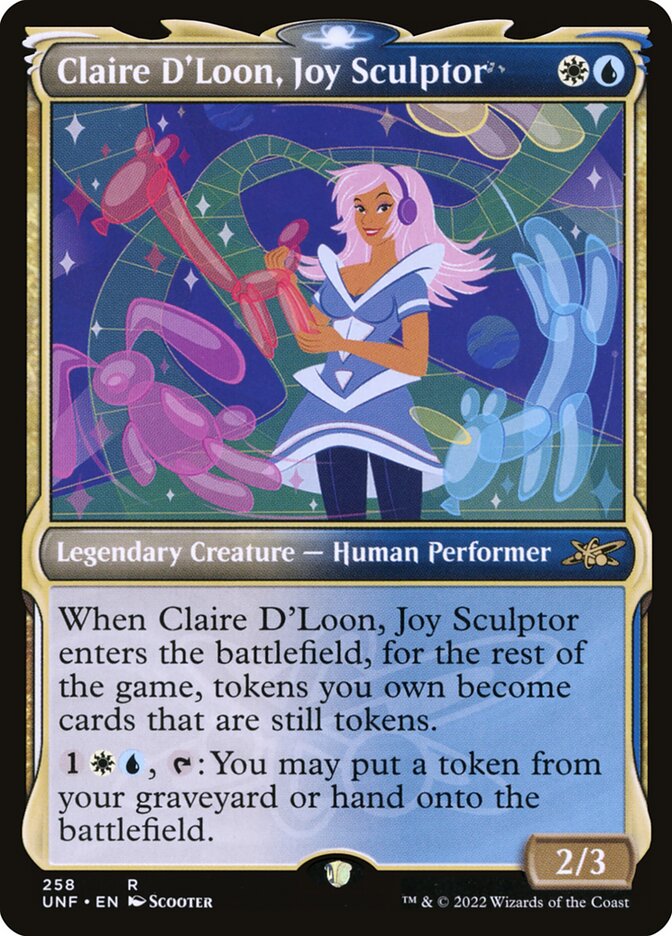 Claire D'Loon, Joy Sculptor Showcase Galaxy Foil