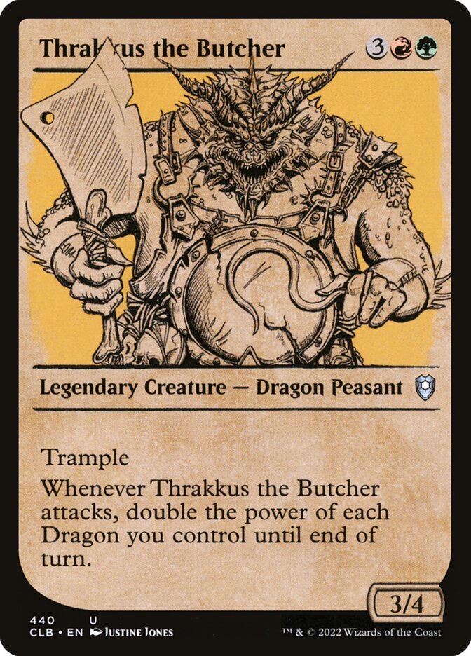 Thrakkus the Butcher Showcase Foil