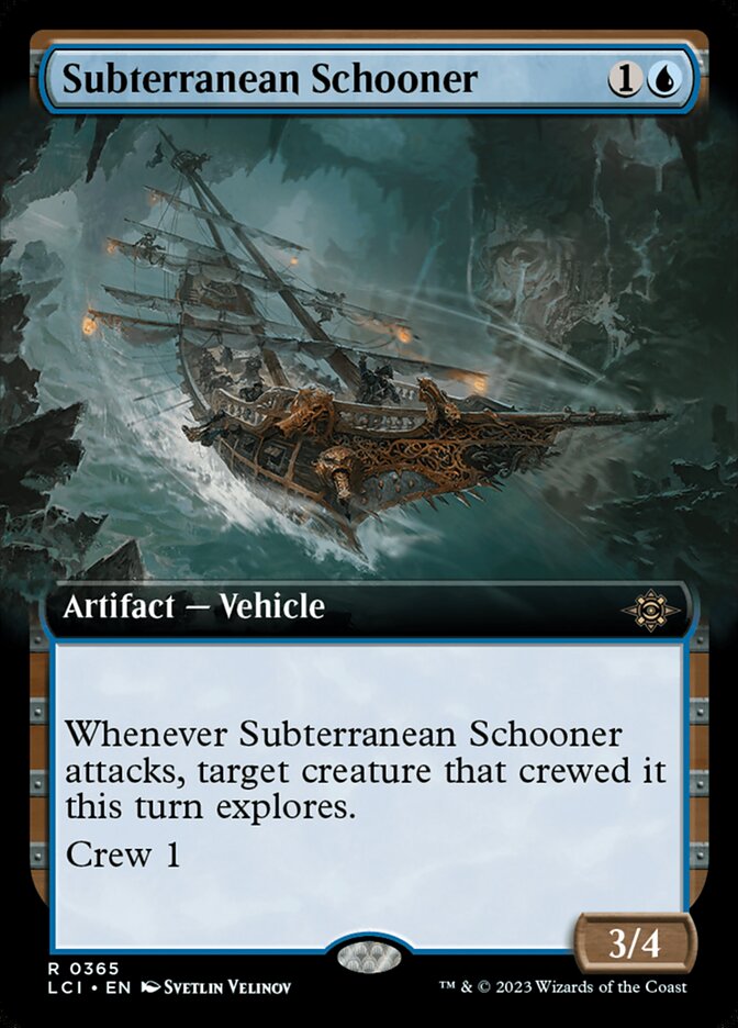 Subterranean Schooner Extended Art