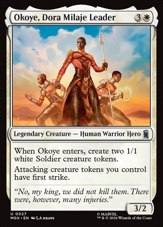 Okoye, Dora Milaje Leader Foil