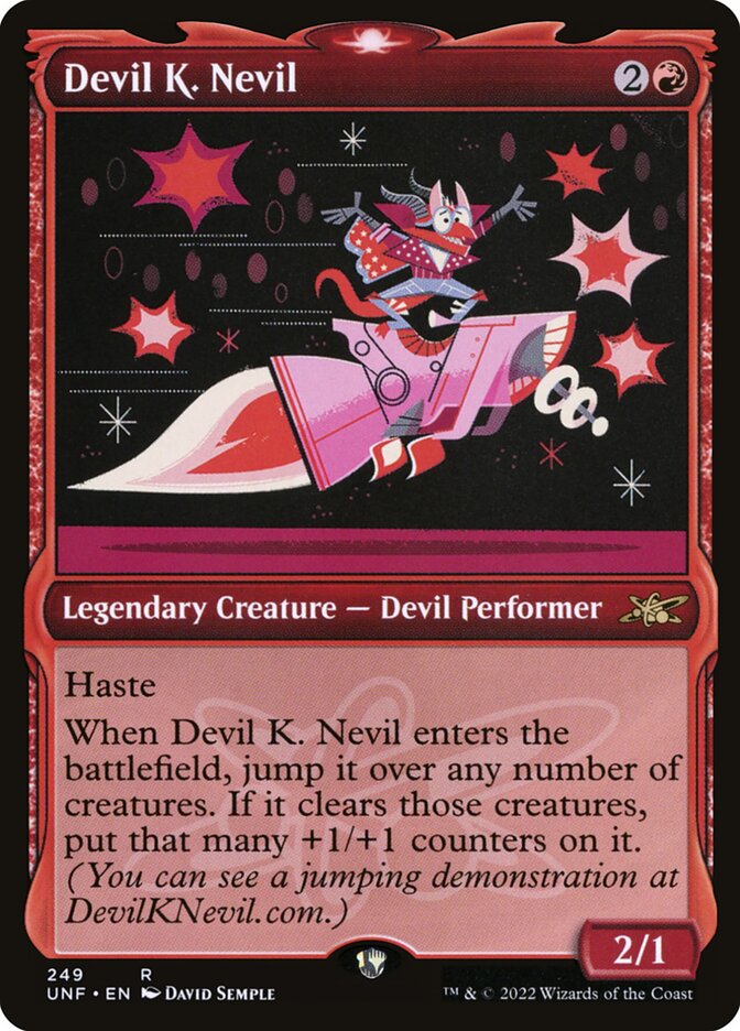 Devil K. Nevil Showcase Galaxy Foil