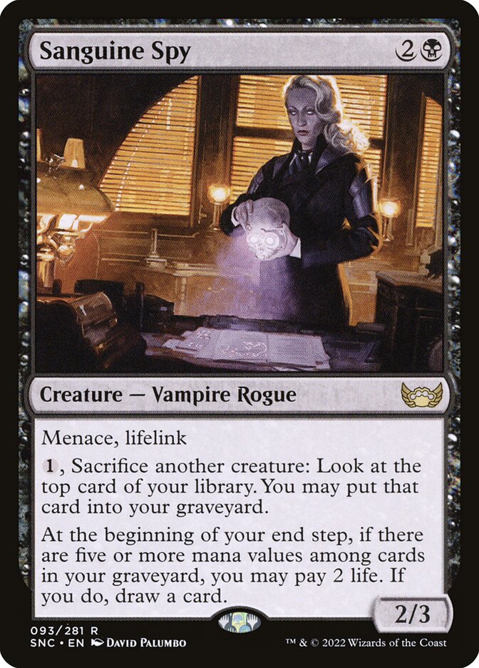 Sanguine Spy Foil