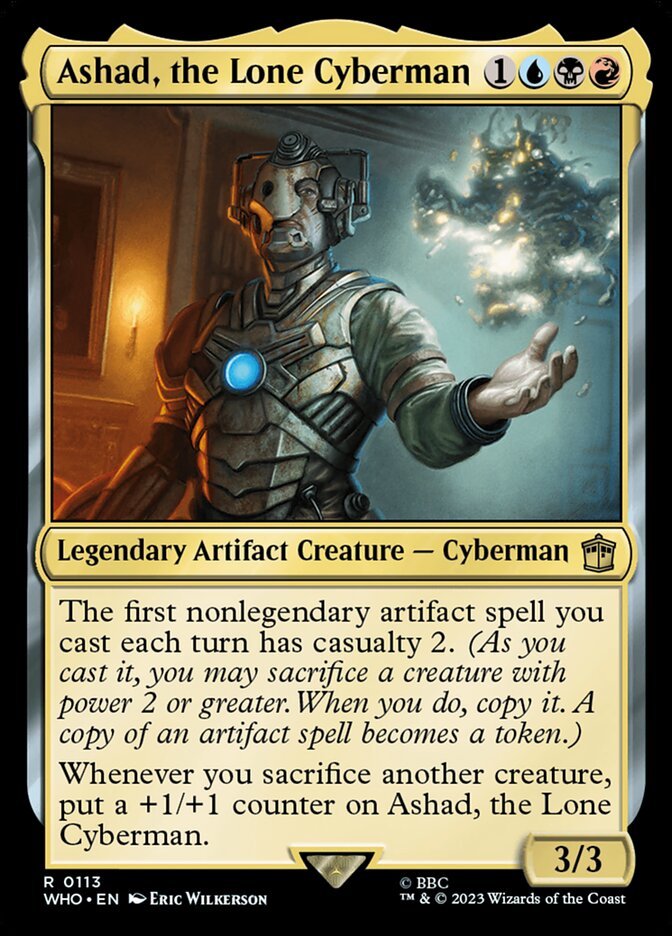 Ashad, the Lone Cyberman Foil