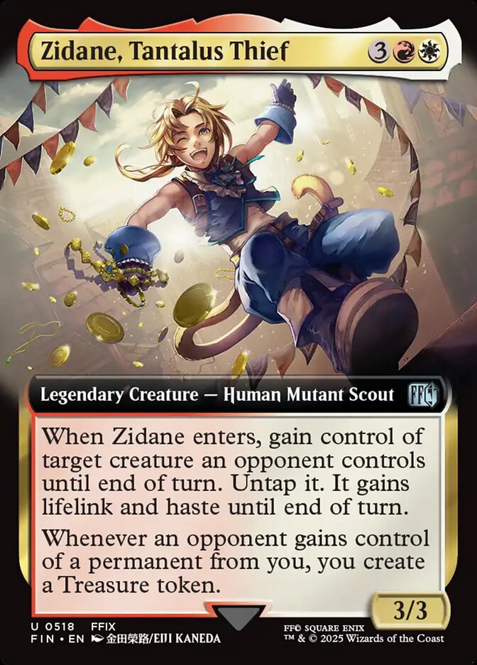 Zidane, Tantalus Thief Extended Art