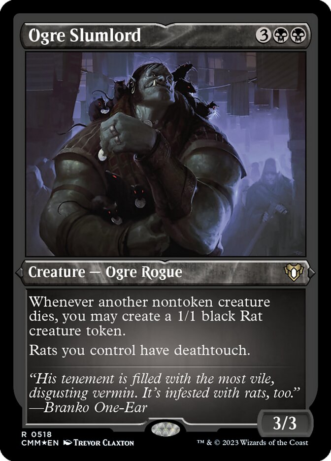 Ogre Slumlord Etched Foil