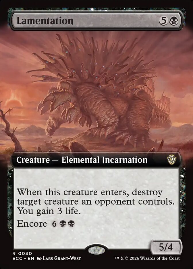 Lamentation Extended Art