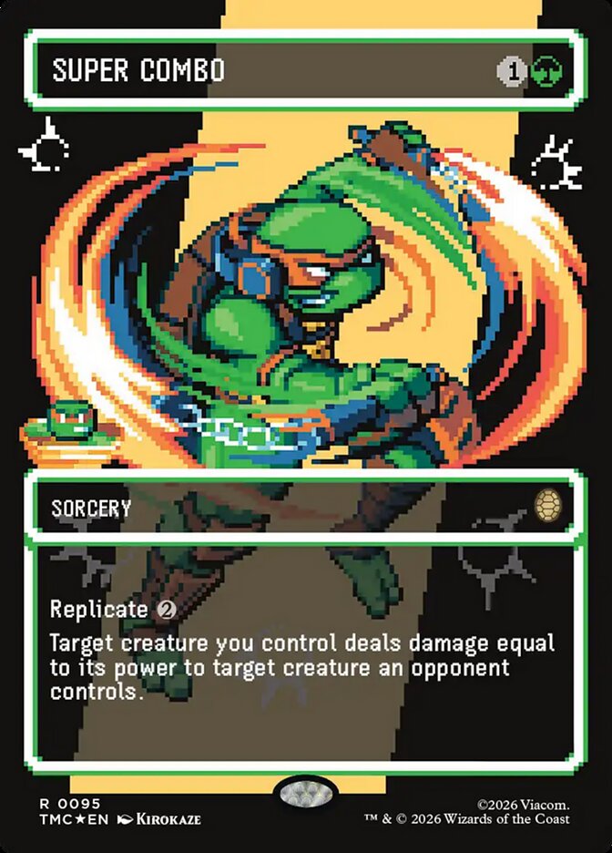 Super Combo Borderless Pixel Surge Foil