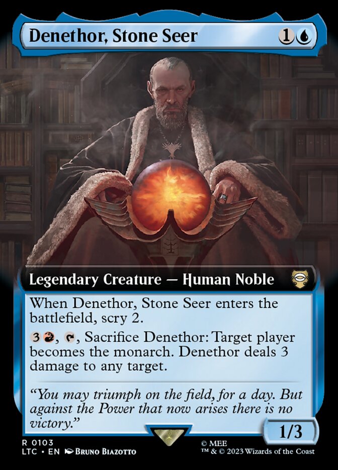 Denethor, Stone Seer Extended Art