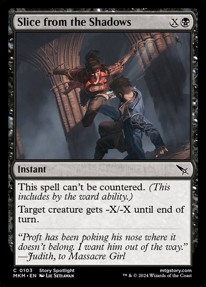Slice from the Shadows Foil