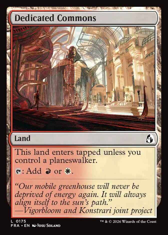 Dedicated Commons Foil
