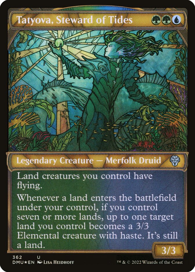 Tatyova, Steward of Tides Textured Foil