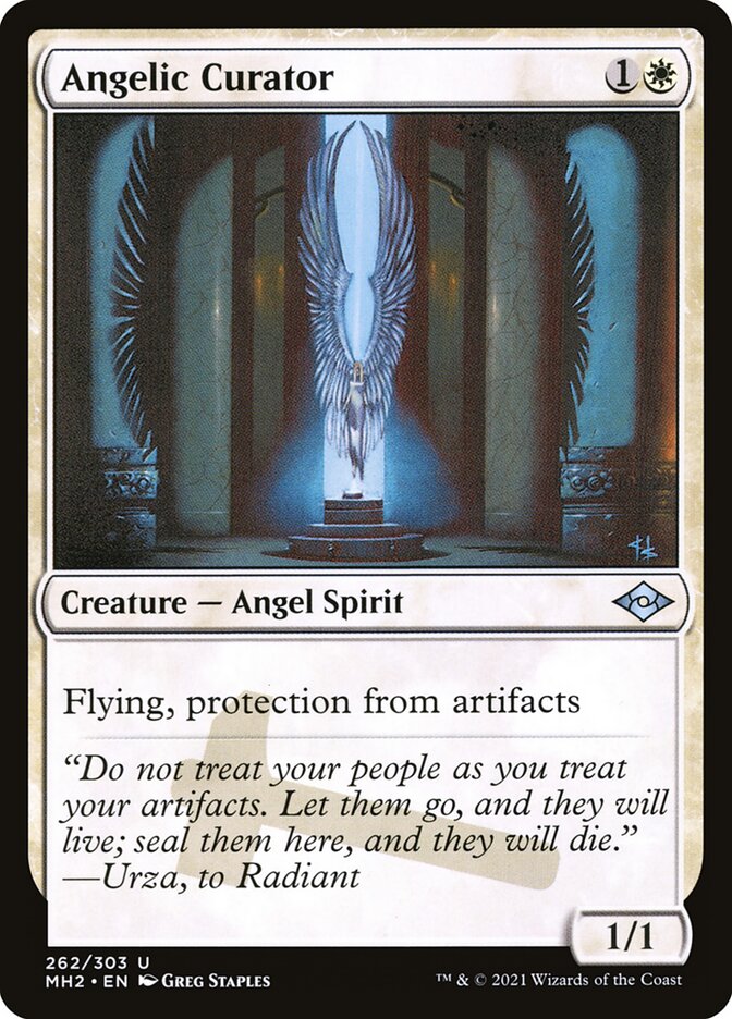 Angelic Curator Etched Foil