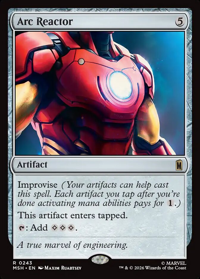 Arc Reactor Foil
