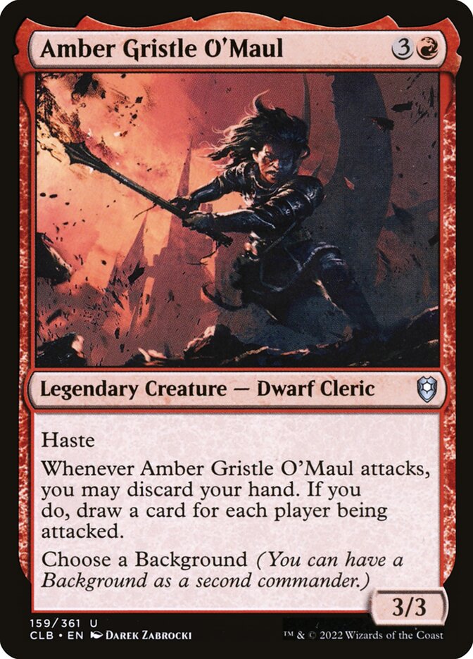 Amber Gristle O'Maul Foil